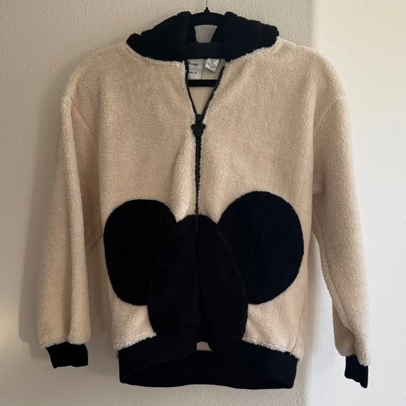 Forever 21 x Disney Black and Cream Hoodie with Ears 🖤 - Picture 2 of 9